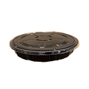 [70406] HP-63 寿司圆形外卖盒(黑色) / 个 | HP-63 Party Sushi Box (Black)