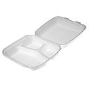 [70392] Foam Container(3 parts) 100Pcs/bag | 泡沫外卖盒 (三小味) / 条