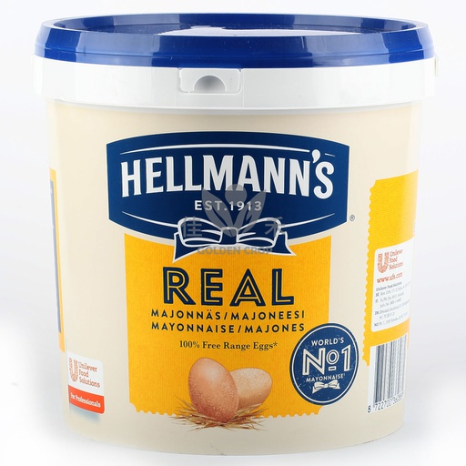 [50086] Hellmann's Real Mayonnaise 10L | 蛋黄酱 10 L /桶