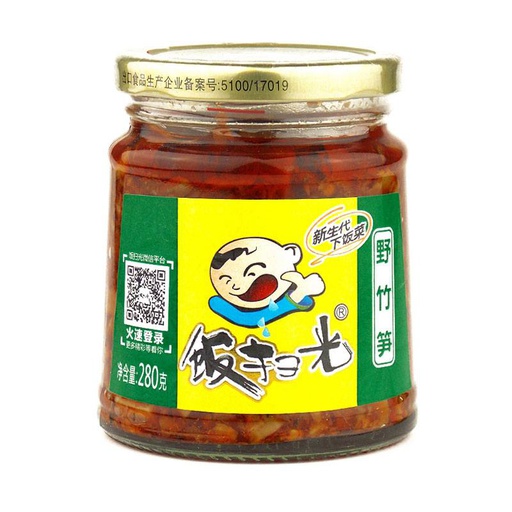 [30146] FSG Preserved Bamboo Shoot 280g | 饭扫光 野竹笋 280g