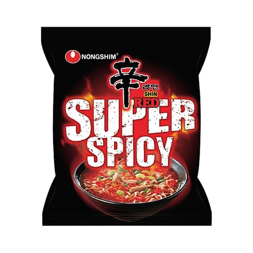 [30549] NongShim RED Instant Noodle Shin Ramen Super Spicy 120g | 农心 辛拉面 重辣 120g