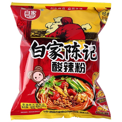 [30433] 白家陈记  酸辣粉 袋装 105g | BJ Inst Vermicelli Hot & Sour 105g