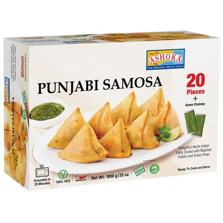 [80308] ASHOKA Samosa Punjabi Green Chutney 1kg | 旁遮普风味咖喱角配绿色酸辣酱 1kg