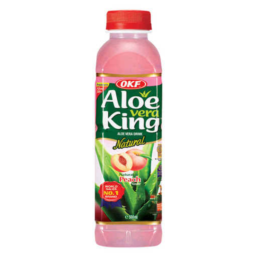 [60306] OKF 桃子饮料 500ml | OKF Aloe Vera Drink Peach 500ml