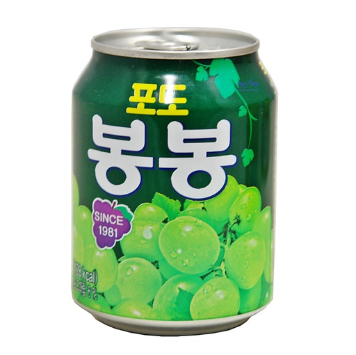 [60221] 韩国葡萄饮料 238ml | HAITAI Korean Canned Grape Nectar (Grape bonbon) 238ml