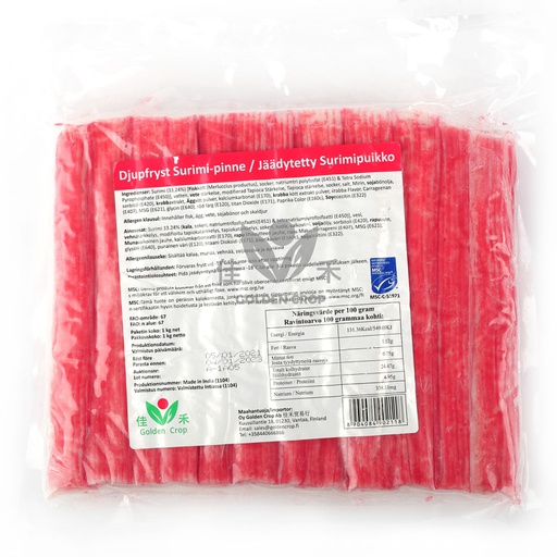 [80905] 大京 MSC 蟹肉棒 (蟹柳) 1kg | Daikyo MSC Surimi Sticks 18cm 1kg