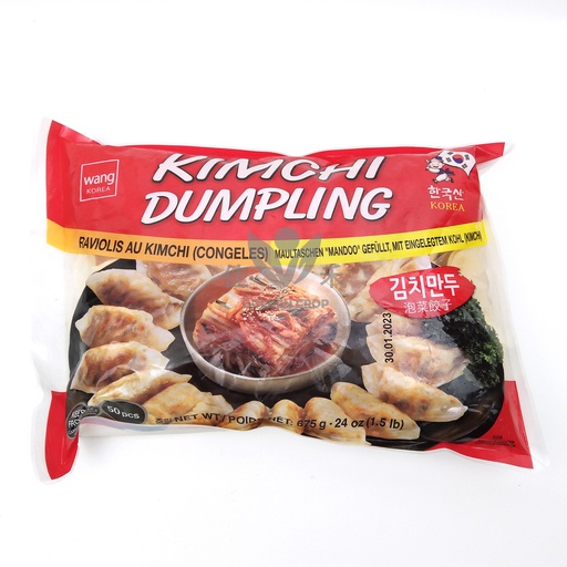 [80374] 韩国 王牌 泡菜饺子  675g | WANG Dumpling Kimchi 675g
