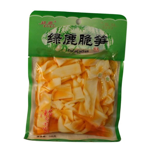 [20208] Pickled Sliced Bamboo Shoot 140g | 绿鹿脆笋 140g