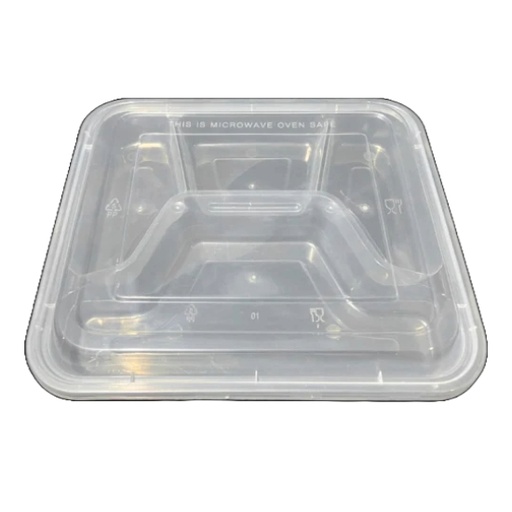 [70420] Take Away Box 1000ml 4 PARTS (150sets) | 四格外卖盒 1000ml (150套) / 箱 