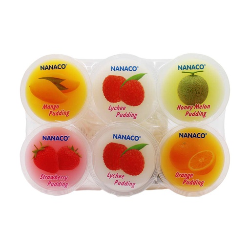 [61008] NANACO 什锦口味布丁 480g | NANACO Pudding mix 5 flavours 480g