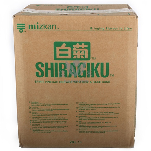 [50104] 白菊 寿司米醋 20L | Mizkan Shiragiku Rice Sushi Vinegar 20L