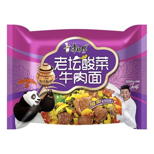 [30505] 康师傅 老坛酸菜牛肉面 117g | Mr. Kons instant noodles sauerkraut beef 117g