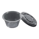 2oz CUP LID PP2 Soy Sauce Take Away Box(with lids&cup) 2500sets/CTN | PP2 辣椒油 酱油外卖盒(有盒有盖) 2500套/箱