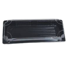 [70400] HP-07 Sushi Box(Black) 50sets*8 | HP-07 寿司外卖盒(黑色)400套/箱
