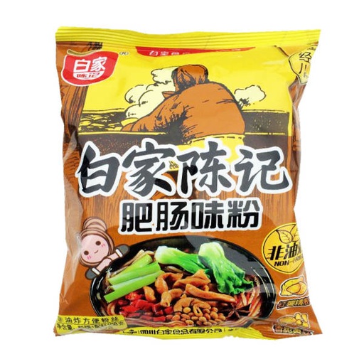 [30102] 白家陈记 方便粉丝 肥肠味 袋装 108g | CN BJ Inst Vermi Artif Fei-Chang 108g BAG