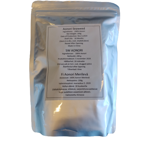 [50017] 青海苔碎 200g | AO-NORI Green Laver for Decorating 200g