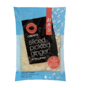 [50236] OBENTO Sliced Pickled Ginger 100g | OBENTO 寿司生姜 100g