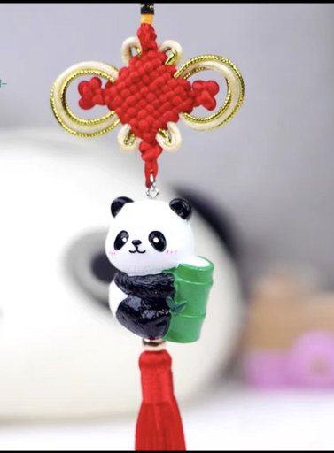 [90135] 创意挂饰 熊猫中国结 /pcs | Creative Souvenir Panda Decoration Chinese Knot /pcs