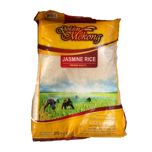 [30879] GOLDEN MEKONG Thai Jasmine Rice 20kg | 湄公河 泰国 茉莉花整米 20kg