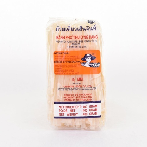 [30689] Farmer 河粉 (10mm) 400g | Farmer Rice Sticks (Straight) 10mm 400g