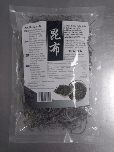 [32102] Daikyo Dried Kelp Strip 100g | 大京 昆布(海带丝) 100g