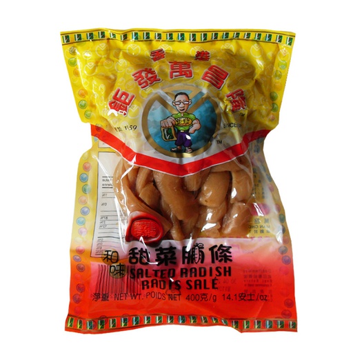 [20215] 甜菜脯条 400g | Salted Radish Strips 400g