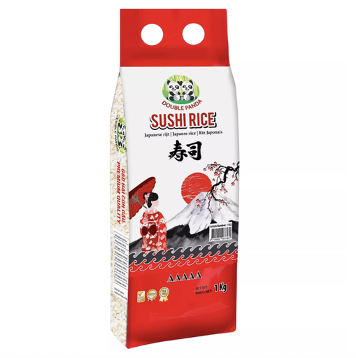 [32230] DOUBLE PANDA Sushi Rice 1kg | 双熊猫牌 寿司米 1kg