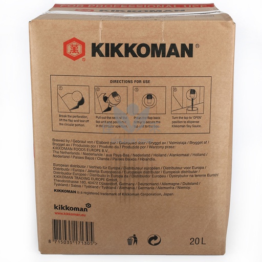 [50093] 万字牌 酱油 20L | Kikkoman Soy Sauce 20L