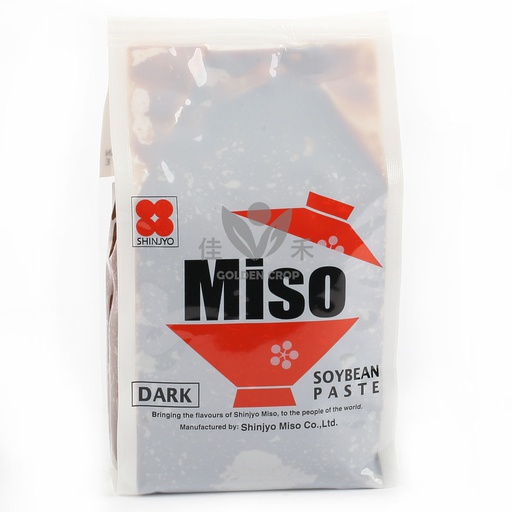 [50125] SHINJYO Miso Soybean Paste 500g/bag | 新庄 味增酱 500g (Dark/深色)
