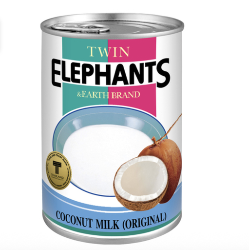 [41796] TWIN ELEPHANTS 椰浆 400ml | TWIN ELEPHANTS Coconut Milk In Tin 18%-20% Milkfat 400ml