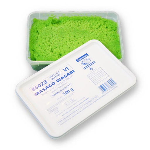 [80903] Masago Wasabi 500g | 多春鱼子 (绿) 500g