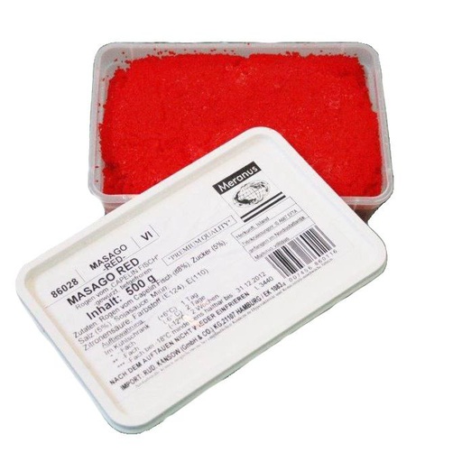 [80902] 多春鱼子 (红) 500g | Masago Red 500g