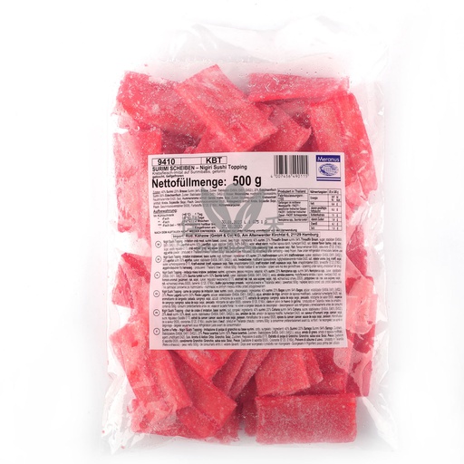 [80914] Surimi Topping (Nigiri Sushi) 500g | 蟹肉片 500g