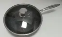 304 S/S Three-layer Stainless Steel Wok with Lid 30cm | 304不锈钢 三层不锈钢炒锅带盖 30cm