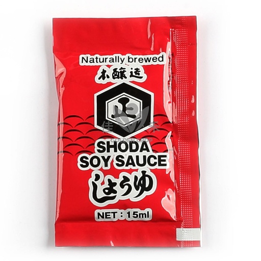 [50128] 正字牌 外卖酱油 15ml*500小包/箱 | Shoda Soy Sauce for Take Away 15ml*500